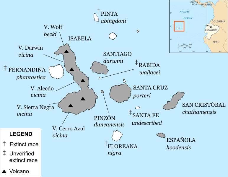 Les îles Galapagos, Equateur Galapagos îles archipel