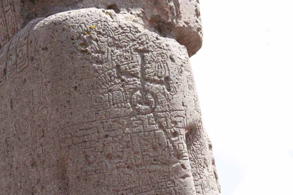 Tiwanaku, stèle, espagnols, conquistadors, Bolivie